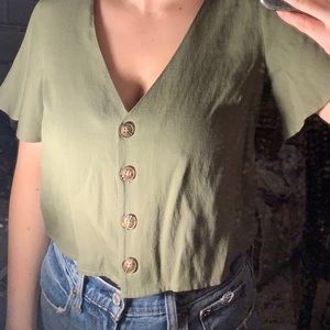 cropped blouse
